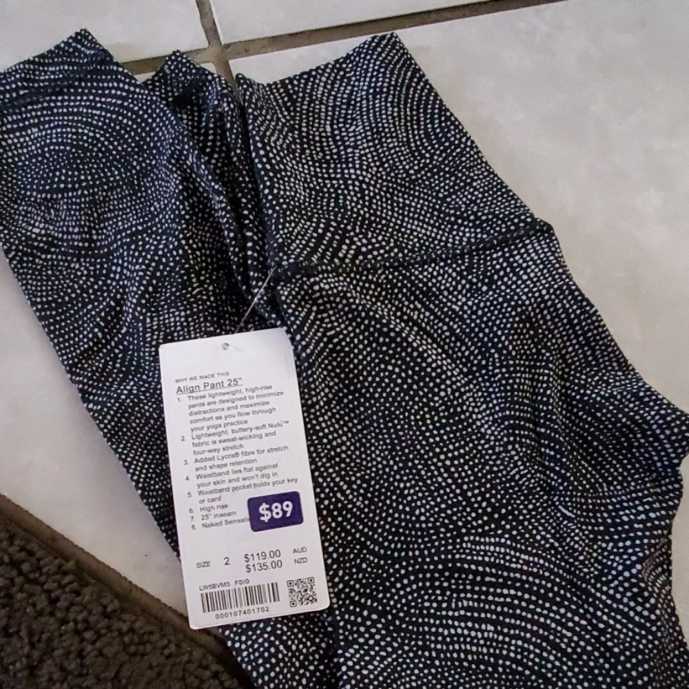 Lululemon Align Pant 25" size 2